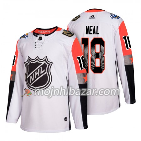 Dresovi Vegas Golden Knights James Neal 18 2018 NHL All-Star Pacific Division Adidas Bijela Authentic - Muške